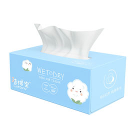 Reusable Pure Cotton Dry Baby Wipes , Ultra Soft Dry Wipes For Newborns
